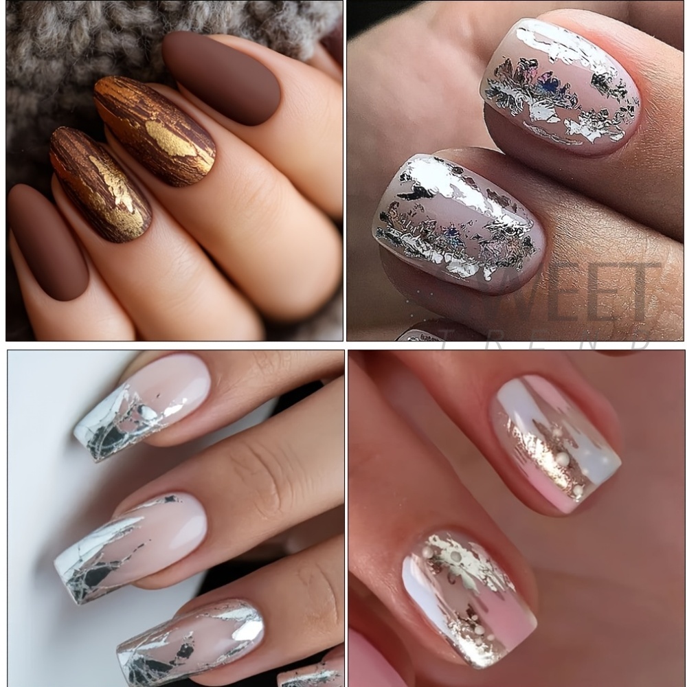 10 Tipos de Láminas Metálicas  - Gold Foil Flakes reseña y precio